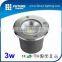 IP67 Warm White/White COB LED Underground Light led uplights 3W CE ROHS 3 Years Warrenty