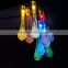 20.8ft 30 LED Water Drop Solar String Fairy Waterproof Lights Christmas Lights for Garden, Patio, Yard