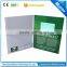 customized print and pocket design lcd video brochure card