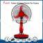 Factory Supply Portable Electric Solar Rechargeable Table Fan With Led Lamp