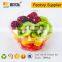 Disposable plastic PET fruit salad packaging container
