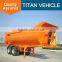 2 Axles Trailer And 4 Wheels Farm Trailer Tractor Tipping Trailer For Sale
