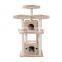 Pawhut 51" Beige Pet Play Toy Cat Tree Tower