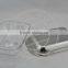 West style Stainless steel butter dish with transparent lid