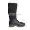 Wholesale Mens Black Waterproof Neoprene Rubber Knee High Boots