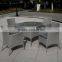Outdoor Backyard Dining Table Set 4 Chairs