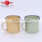 yiwu hot sale cheap bulk useful steel enamel coffee mug porcelain mug
