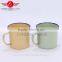 yiwu hot sale cheap bulk useful steel enamel coffee mug porcelain mug