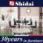 high gloss table, high gloss dining table, white high gloss dining table LV-A801A