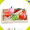 wholesale colorful cutting cake toy best wooden cutting cake toy top sale strawberry shortcake cutting toy W10B036