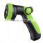 8 high pressure various style adjustable plastic garden watering spray gun