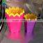 hexagon plastic flower pot series