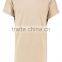 MGOO OEM Service Round Neck Long Line T Shirt Mens Slim Fit Plain T Shirts Wholesale