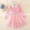 New Design Baby Grils Sweater Lace Dress for Autumn or Winter