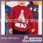 Latest baby knitwear snow pattern infant Christmas sweater design