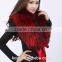 2016 New Product Noble Cape Brand Name shawl Hand Made Wholesale Cashmere And Fox Fur Trim