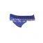 New Design High Solid Color Waist Blue Dot Sexy Girl Hot Bikini