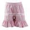 Top qaulity factory supply summer clothing wholesale Children clothes for hot sale ruffle shorts for girls