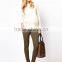 Maternity Exclusive Crew Neck Top With Long Sleeves China supplier
