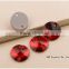 crystal sew-on beads red light siam sew on stones