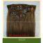 Brown Clip on Chinese Human Hair Weft Extensions For Black Women