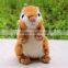 Custom Plush Toy 18cm Wild Animal Cute Squirrel Kids Gift Plush Squirrel Toy