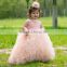 Hot Sale Kids Exquisite Lace Dress Embroidered Tops European Style for Party Wedding 5 Colors In Stock