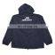 Custom lightweight nylon outdoor men's windbreaker jacket with hooded