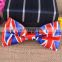UK flag custom print adjustable bow tie straps