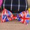 UK flag custom print adjustable bow tie straps