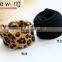 Black and Leopard print Donuts Bud Head Band Ball French Twist Magic DIY Tool Bun Maker