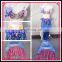 Aidocrystal Mermaid Sea style rhinestone flower Rave Party performance bra top Fancy Dress