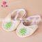 X-8057 Wholesale Women Colorful Beaded Half Soft Sole Ballet Shoes
