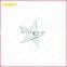 Custom Logo Silver or Solid Brass Tone Metal Super Star Bookmark