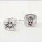 Plated engraved logo masonic cufflinks customized // 2015 high quality fashion Custom Luxury brass masonic cufflink