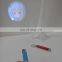 Popular 13*1.2CM pvc led custom keychain with image projection