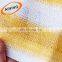 Yellow And White Balcony Plastic Sun Protection Balcony Safety Net