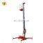 7LSJLI Shandong SevenLift aluminum single mast manlift 20ft platform elevated work table