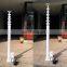 15m motorized fast extended telescoping pole mobile tower in white