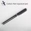 Custom Logo Business Carbon Fiber Gel Pen Signature Pen