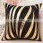 Fashion Design Throw Pillow Cover, Gold Foil Printed Cushion Cover for Party