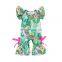 Floral animal pattern printing Romper Baby Knitted Romper One Piece Jumpsuit