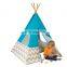 100% Cotton Canvas  Teepee Kids Tent,High Quality Kid Teepee Playing Kids House Tent