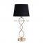 UK simple design modern reading lamp metal base gold table lights luxury for hotel