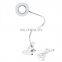 High quality Eye Protection 3 modes Desk Clip USB Rechargeable Bedside Modern LED Read Table Lamp