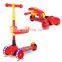 2019 new 4 wheel girl kick toy scooter baby adjustable children foot scooter