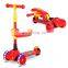 2019 new 4 wheel girl kick toy scooter baby adjustable children foot scooter