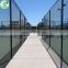 Tennis court vinyl coated chain link fence cyclone wire mesh fence