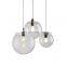 Nordic modern single head bubble ball lamp creative glass ball pendant light chandelier
