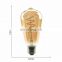 ST64 Filament light edison style led bulb soft light filament led lighting bulb retro bulbs